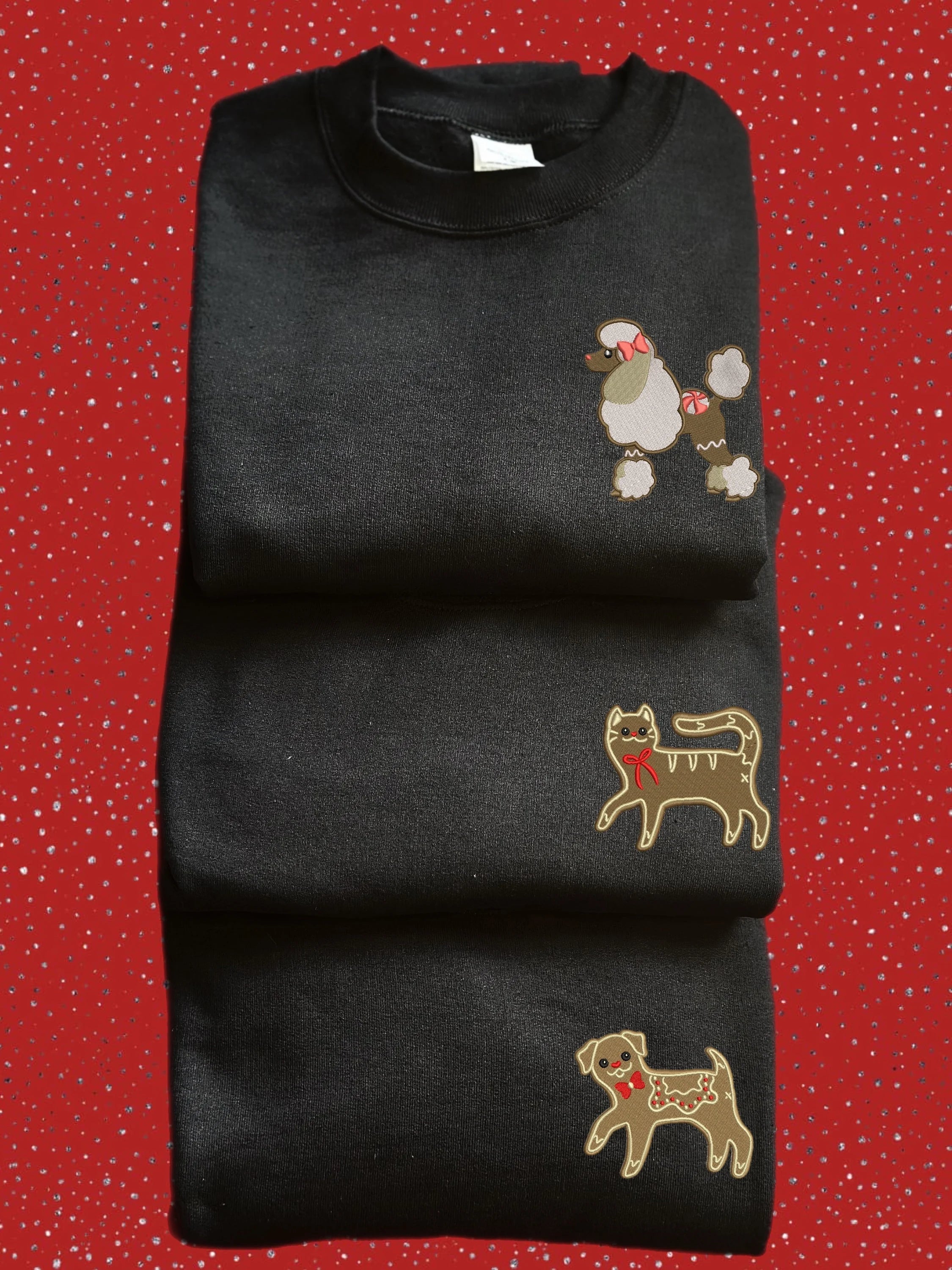 Gingerbread pet crewneck