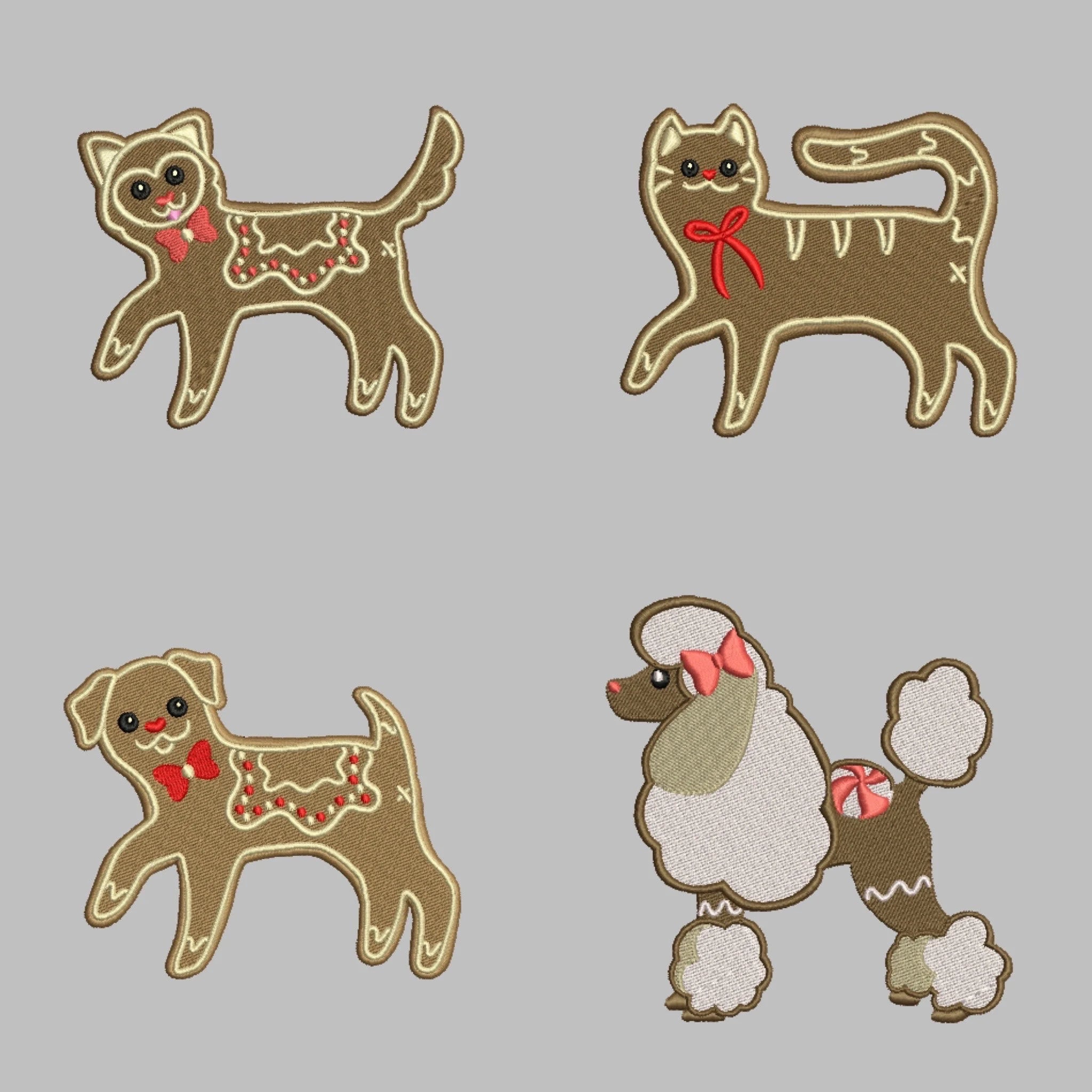 Gingerbread pet badge