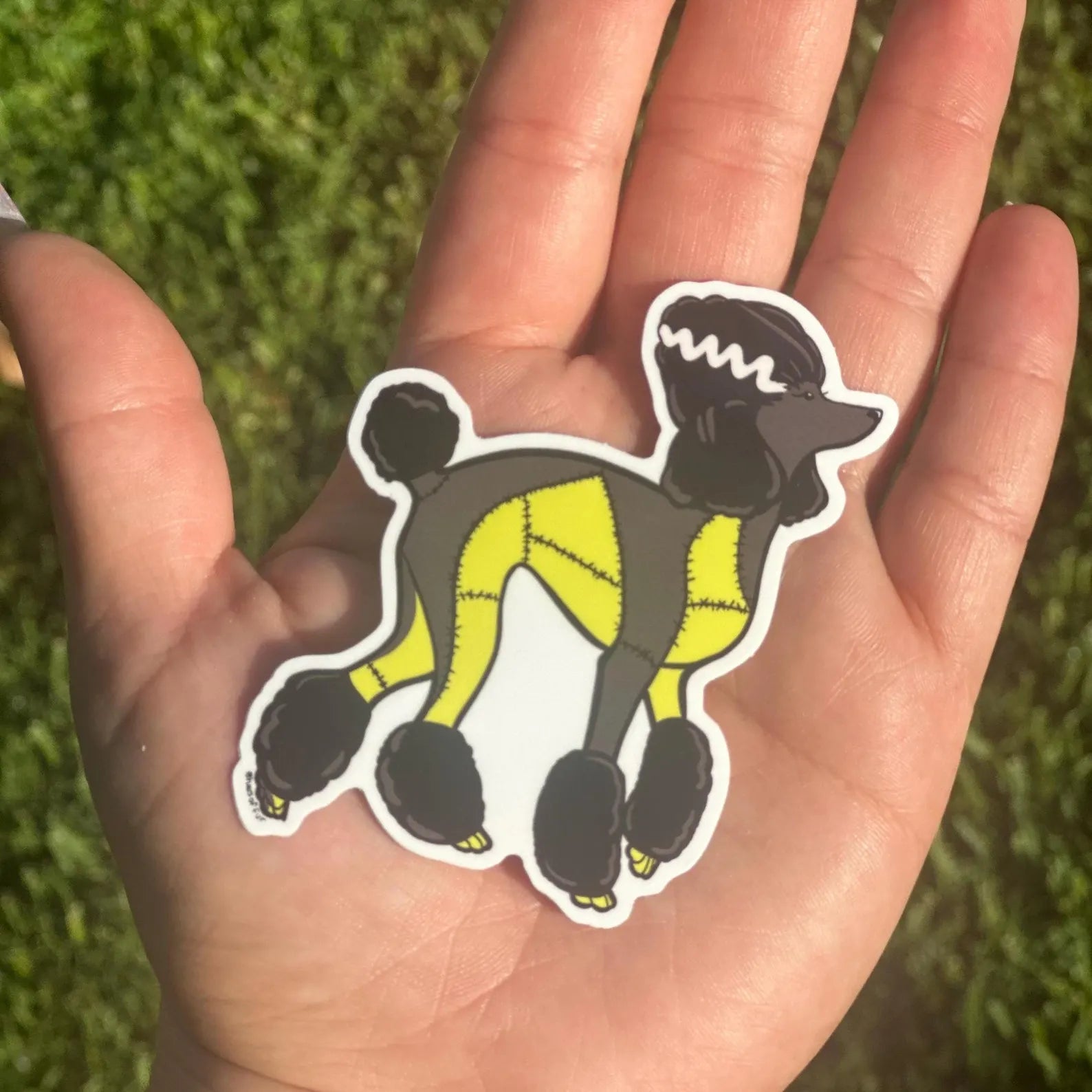 Franken-Pooddle sticker