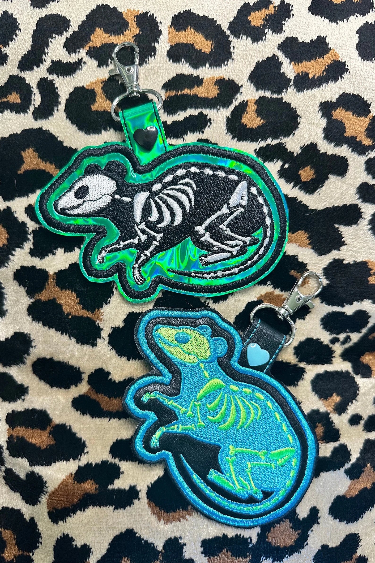 Customizable Skeleton Rat Badge